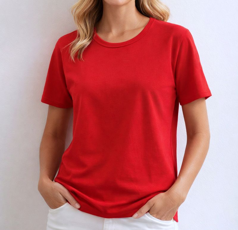 "Ile de Ré" T-shirt  uni manches courtes