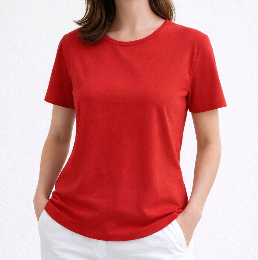 "Ile de Ré" T-shirt mixte, uni