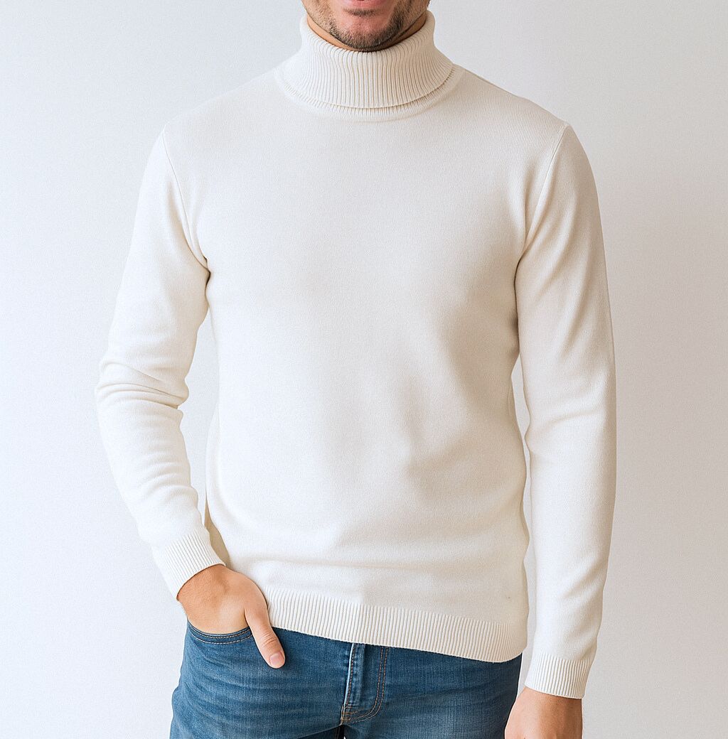 "Denis" pull col roulé