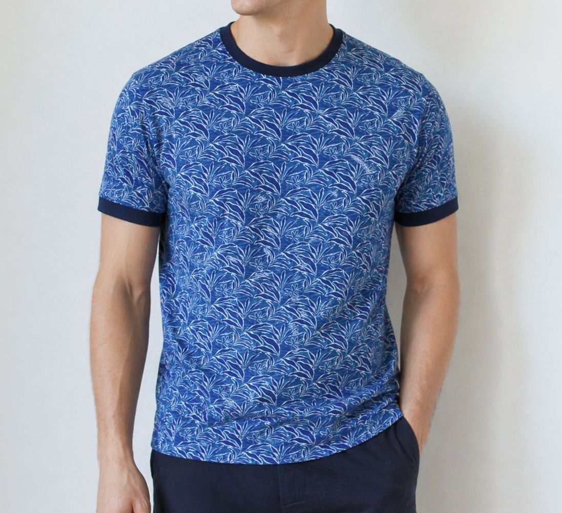 "Ile de Berder" T-shirt bicolore