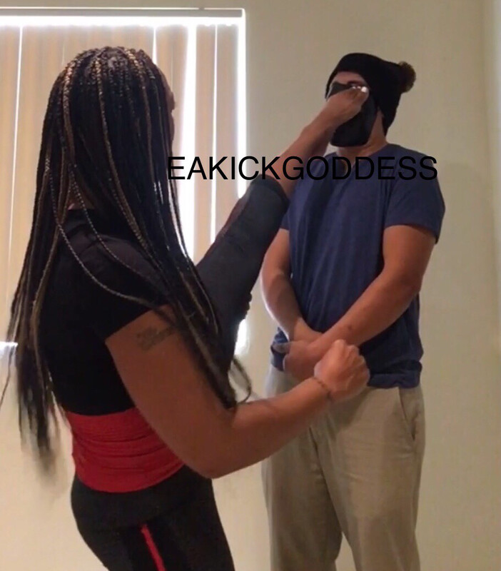 Brutal face kick session with gut/groin kick bonus 16min 40sec 