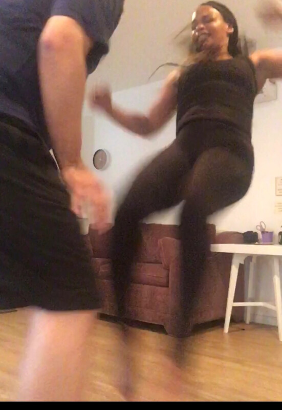 Part 1 - He says he can take my hardest groin kicks!!Talk is cheap !! 