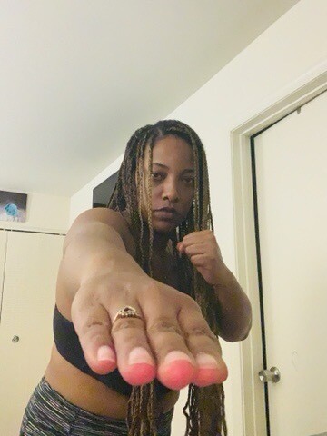 Goddess Kia Stretch, Slow Sole Kicks &amp;  Trample POV 16min Part 1
