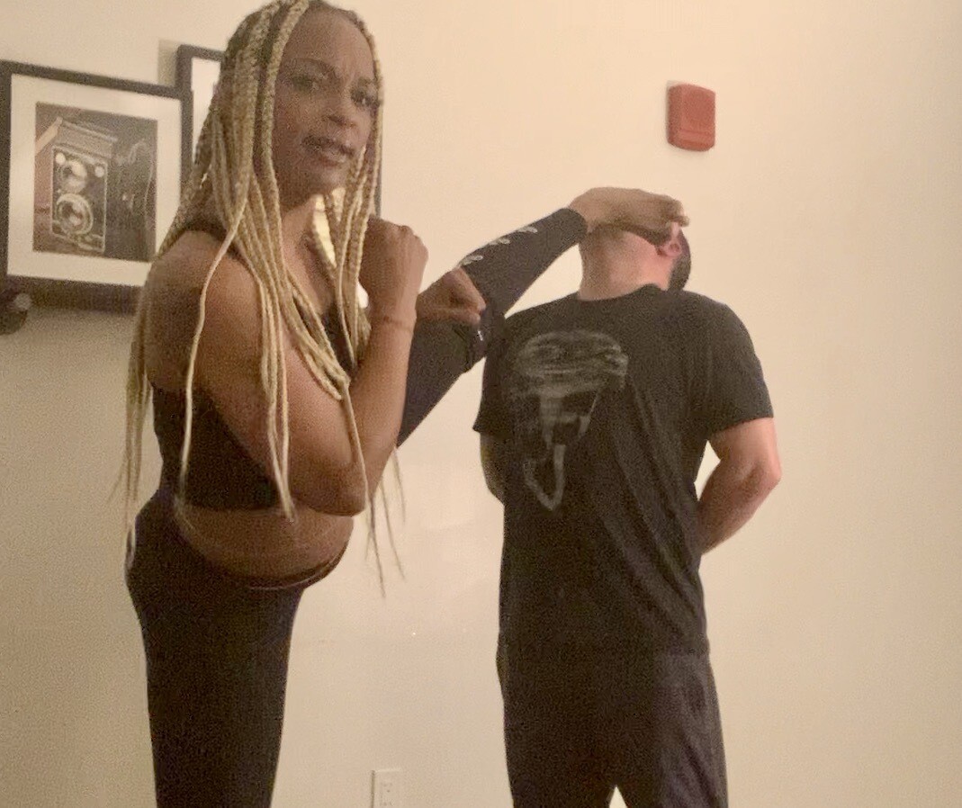 camera man gets foot checked PT. 1