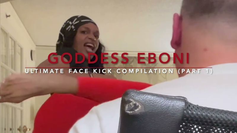 Goddess Eboni Ultimate Face Kicks Part 1 (9 min)