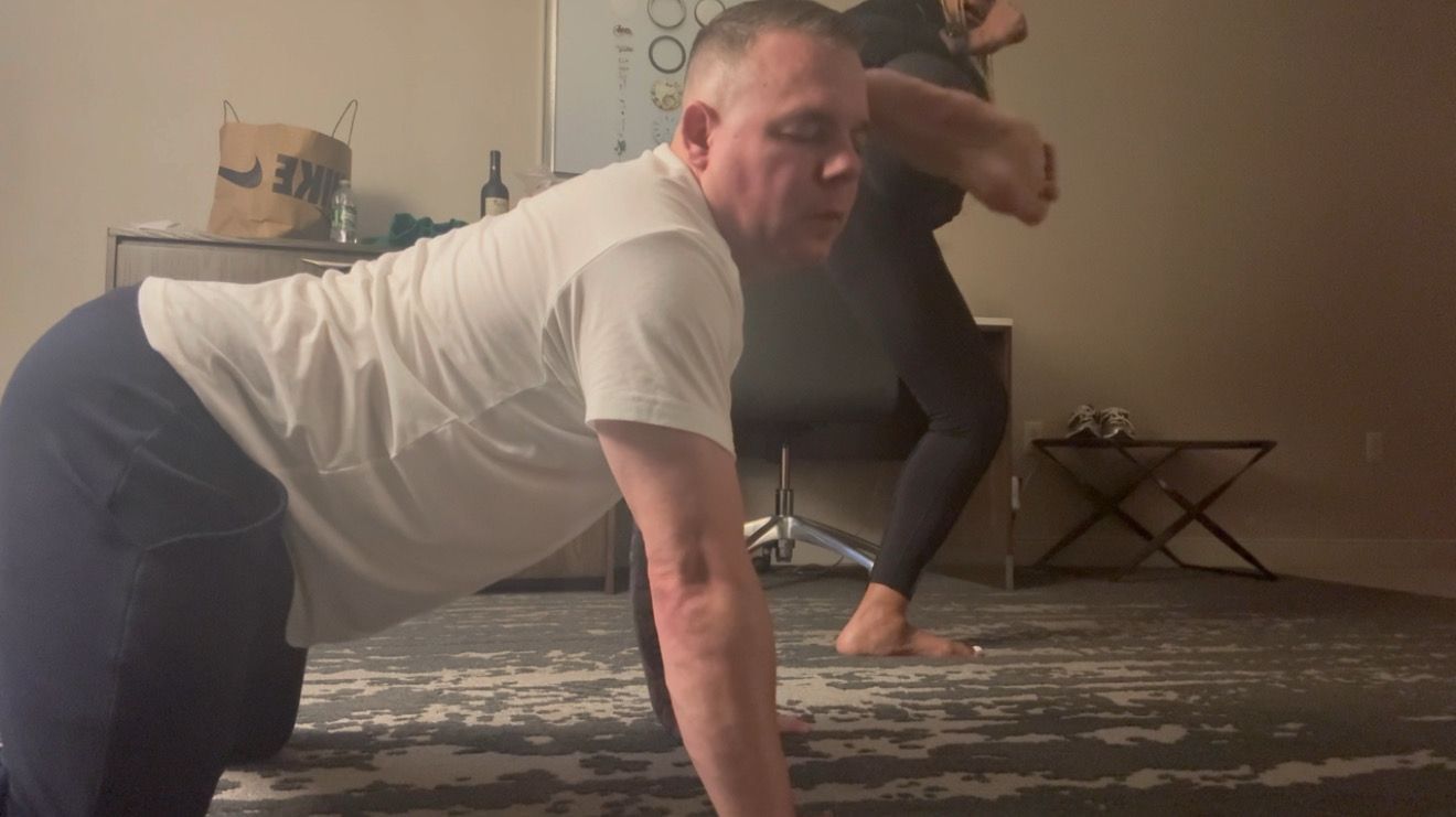 Face Kick Galore on All Fours! Part 1 10 min