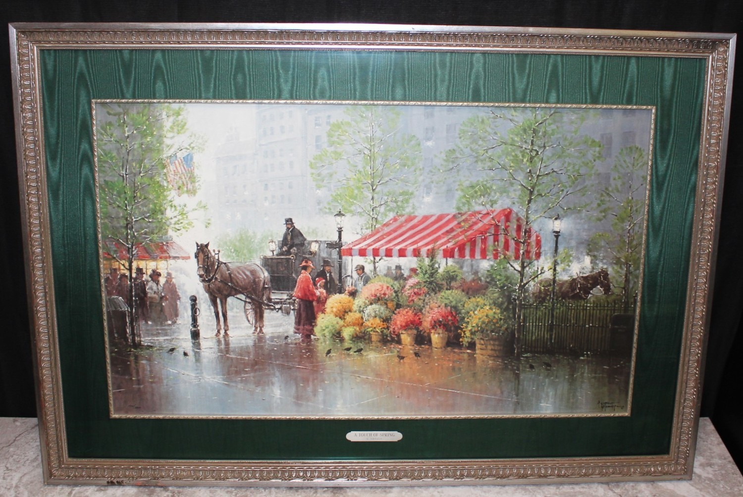 G. Harvey 1991 “A Touch of Spring” 41” x 28” Framed Print S/N 1570/3550 with COA