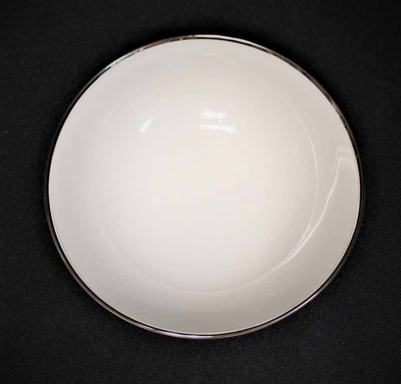 Noritake IVONNE 6.25” Cereal Bowl Ivory/Platinum China 7522 - Multiple Available