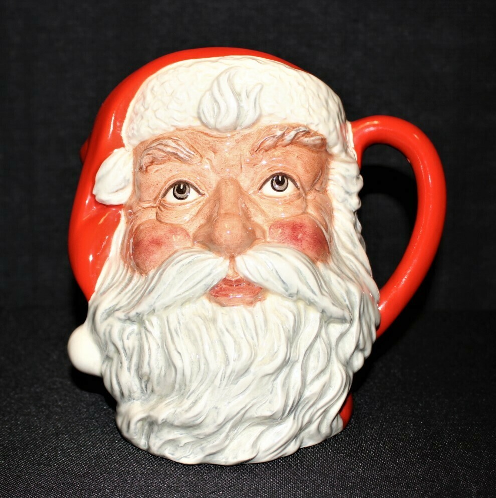 Royal Doulton Large 7" Santa Claus Character Toby Mug, England D6704