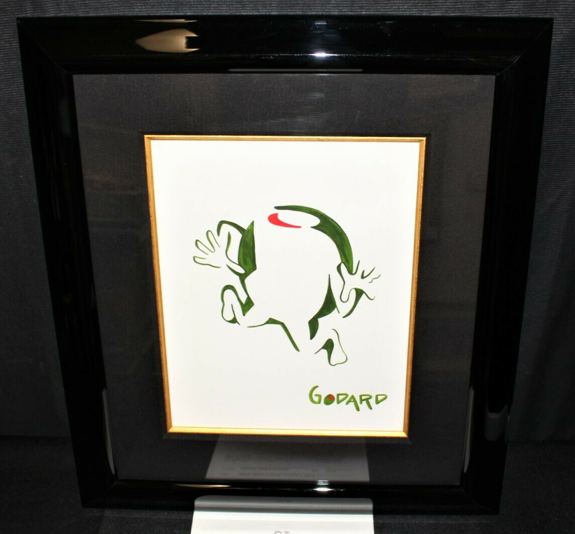 Michael Godard “Olive Guy” Original Acrylic Framed Painting Art Signed w/ COA