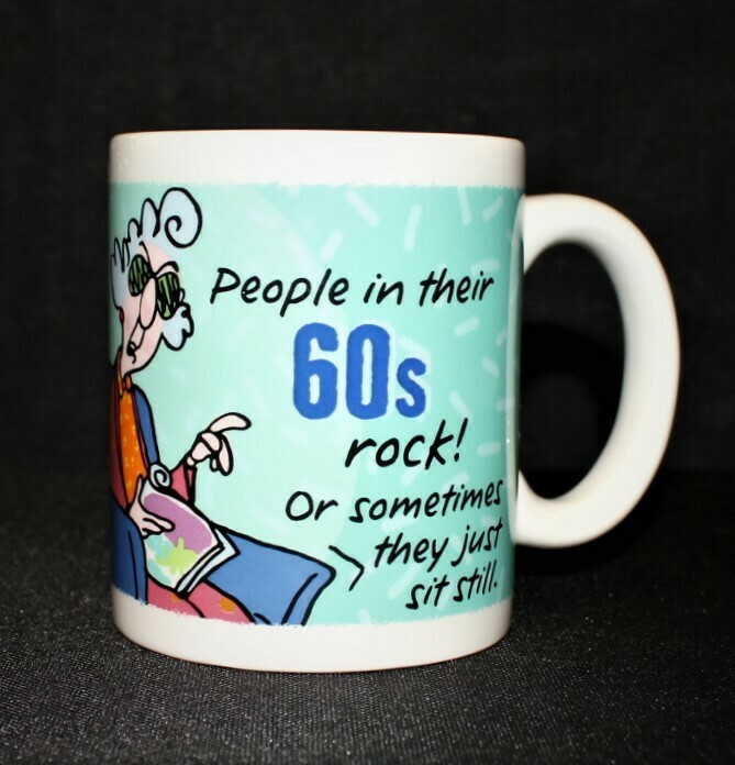 Maxine People In Their 60s Rock Hallmark Birthday Mug Dishwasher Microwave Safe