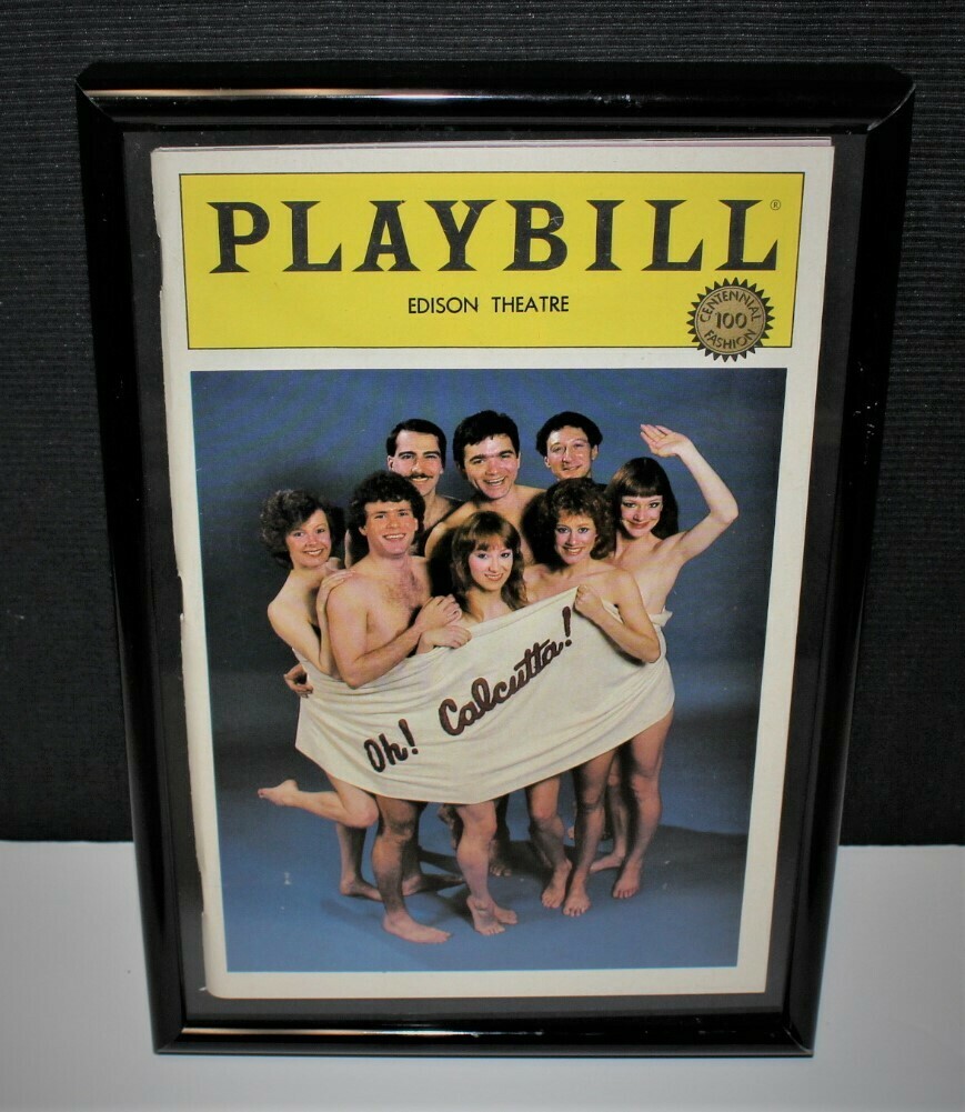 PLAYBILL 1984 OH! CALCUTTA! Framed Edison Broadway Theatre Program
