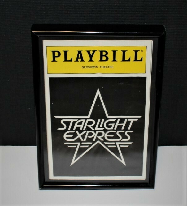 PLAYBILL 1987 "Starlight Express" Framed Gershwin Broadway Theatre Program