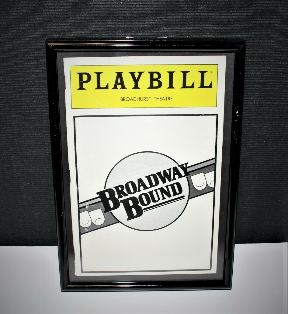 PLAYBILL 1988 BROADWAY BOUND Manhattan NY Broadhurst Framed Theatre Program