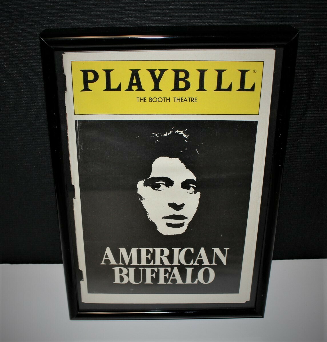 PLAYBILL 1983 AMERICAN BUFFALO The Booth Broadway Theatre Program, Framed