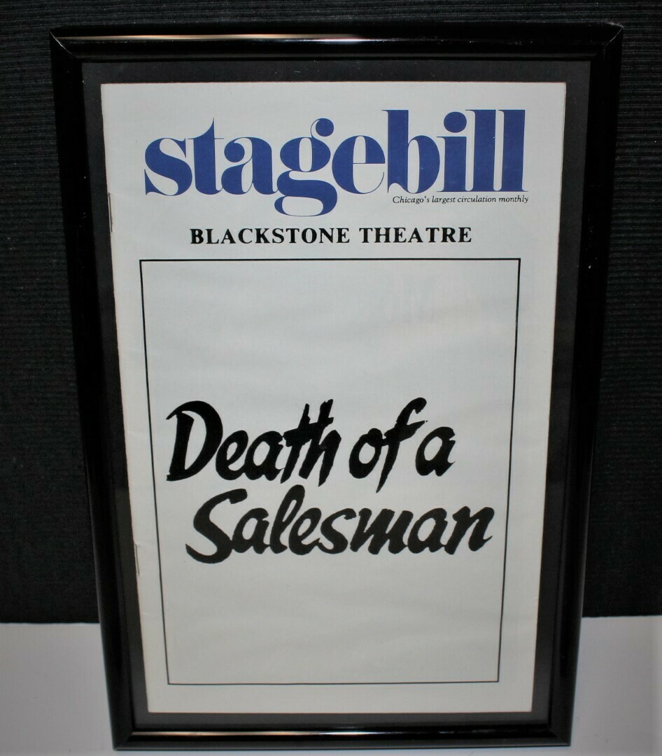 STAGEBILL 1984 DEATH of a SALESMAN Framed Blackstone Broadway Theatre Program