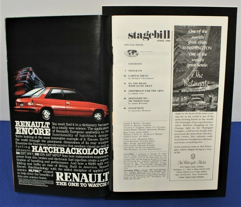 STAGEBILL 1983 DREAMGIRLS Framed Shubert Broadway Theatre Program
