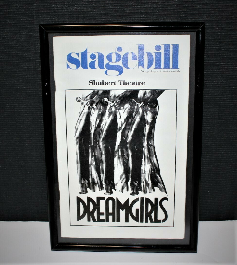 STAGEBILL 1983 DREAMGIRLS Framed Shubert Broadway Theatre Program