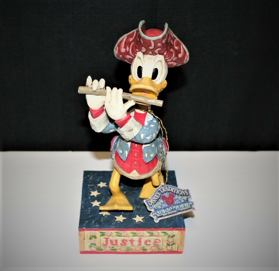 2005 Jim Shore Large DONALD DUCK Song of Justice Disney Figurine #4004045