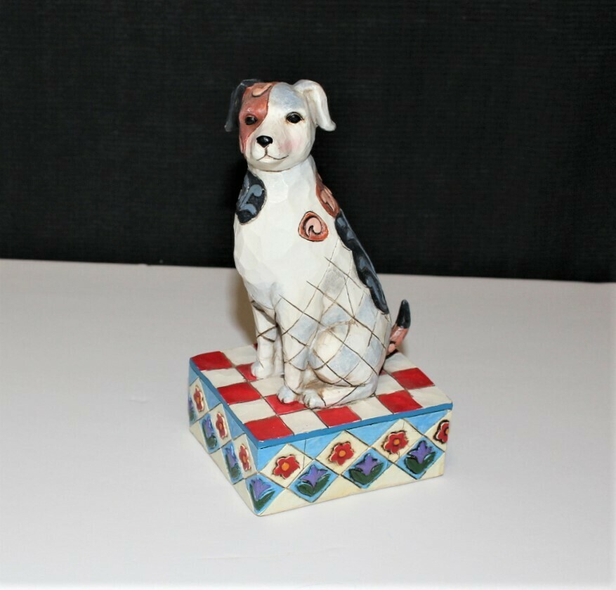 Jim Shore 2005 "Terry" Terrier Dog Heartwood Creek Figurine #4004852