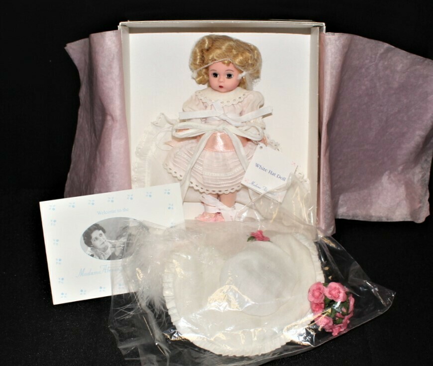 Madame Alexander White Hat 8&quot; Doll #25315 in Original Box