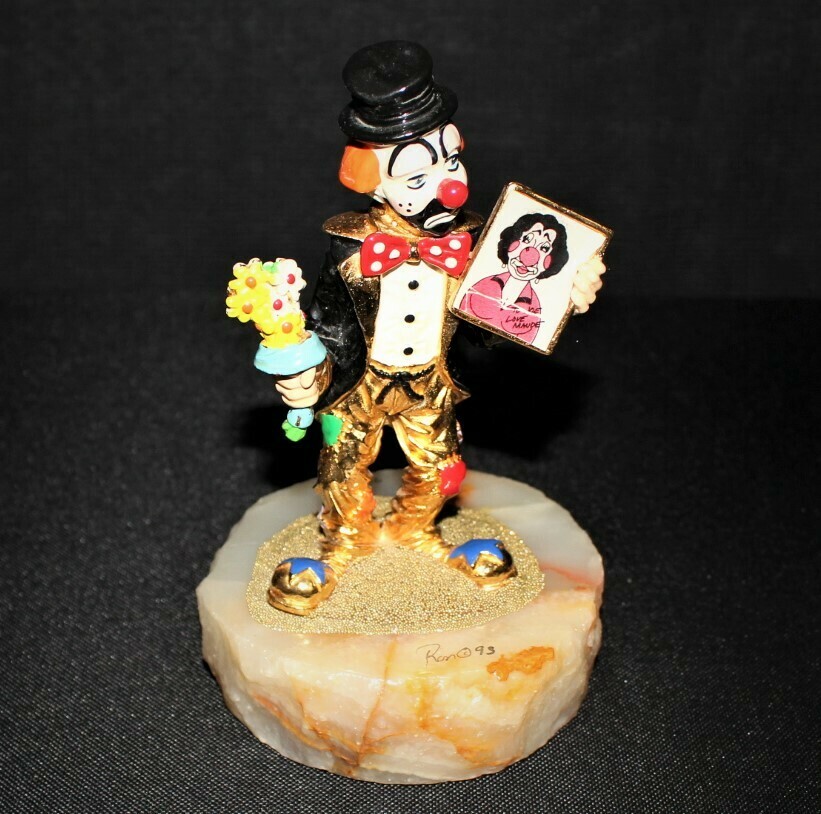 Ron Lee 1993 "SPRING" Clown Sculpture Figurine Limited Edition 767/1500, Signed