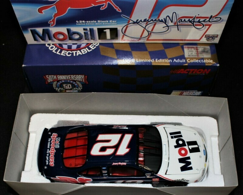 Mobil 1 Jeremy Mayfield Ford Taurus Limited Edition Speedpass Race Car in Box