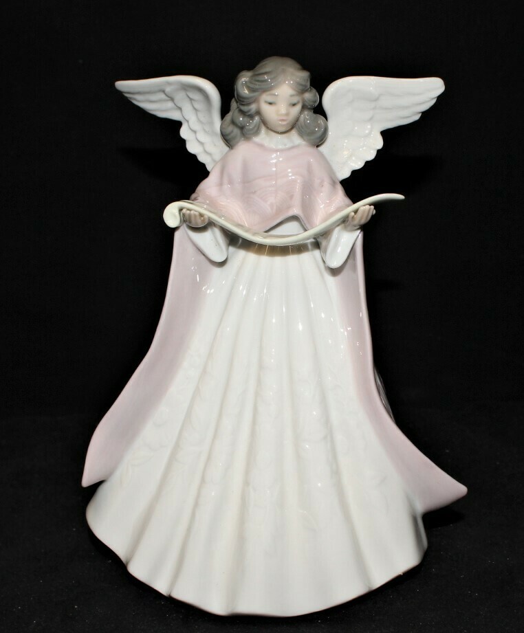 Lladro Angel Tree Topper 5831 Girl Porcelain 7