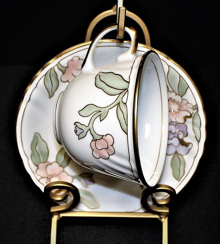 Fitz &amp; Floyd FLEUR FANTASIA Two-Piece Cup and Saucer - Multiple Available