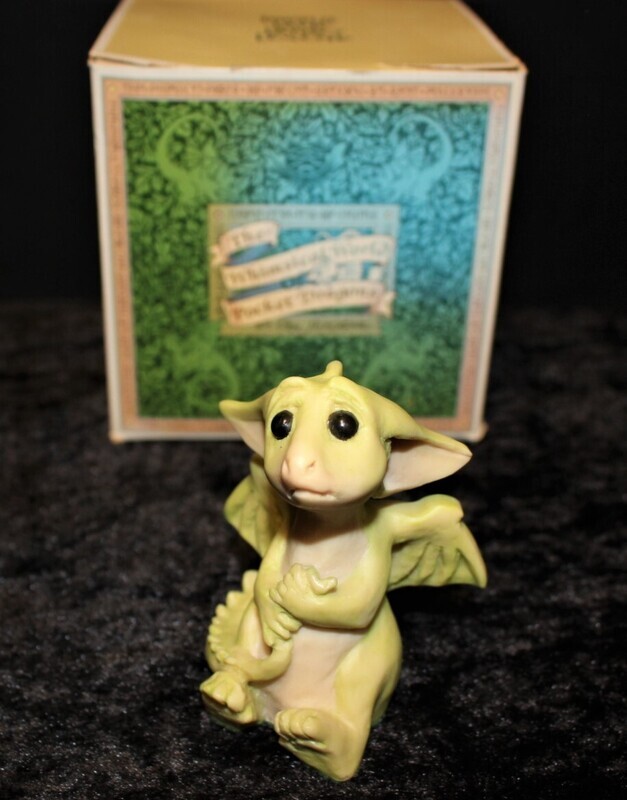 Whimsical World 1991 I Didn&#39;t Mean To Pocket Dragon Figurine by Real Musgrave