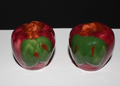 Franciscan Apple Salt and Pepper Shaker Set with Original Suba-Seal Stoppers