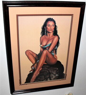 Teri Sodd SIENNA Limited-Edition 25” x 33” Framed Hand Signed Print with COA