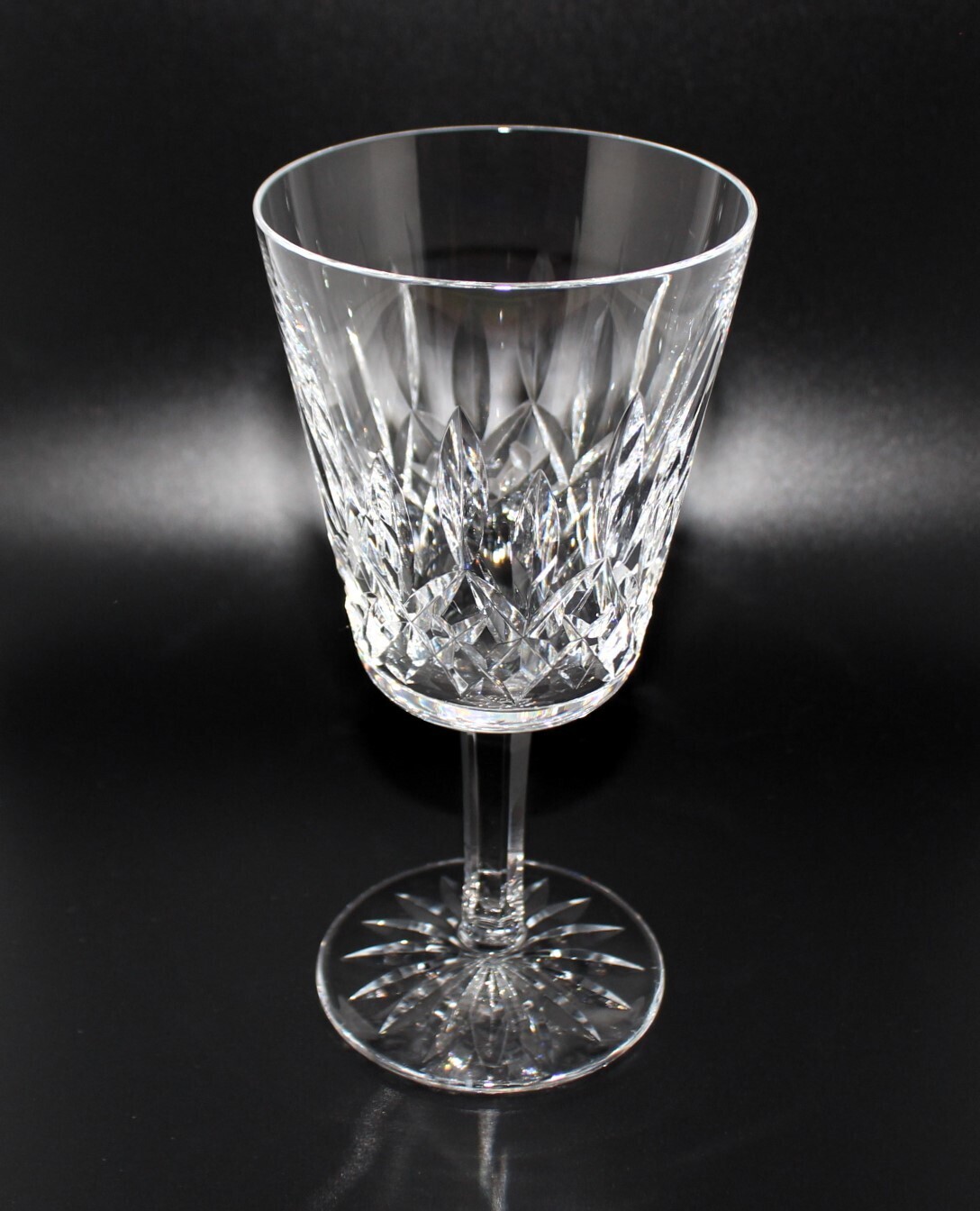 Waterford Crystal LISMORE 6 7/8” Multisided Stem Water Goblet