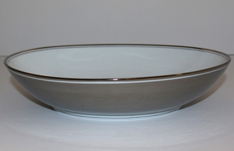 Fitz and Floyd Platinum Rondelet 109 Porcelain 10” Oval Vegetable Serving Bowl