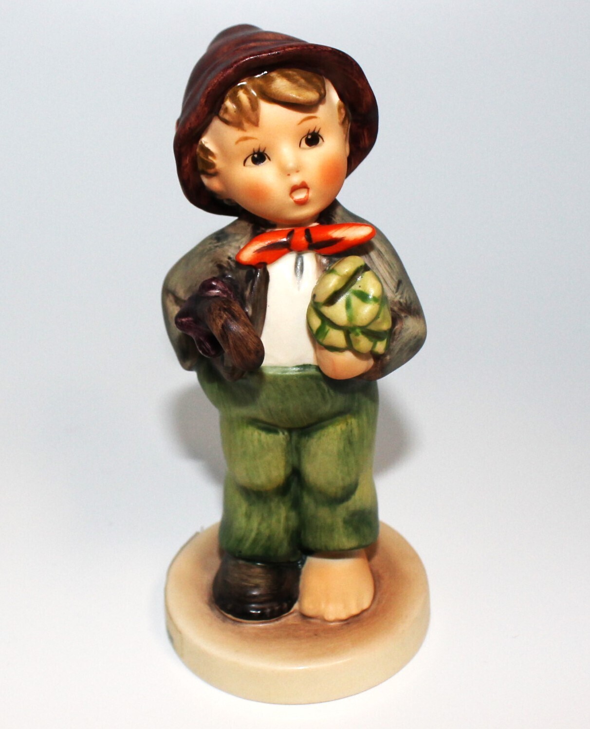 Goebel Hummel Boy with Lost Stocking Porcelain Figurine #374, TMK6