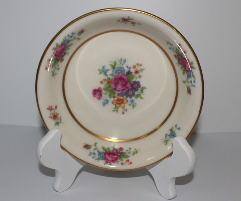 Lenox Rose 5 3/8&quot; Fruit Dessert (Sauce) Bowl Gold Trim, J-300