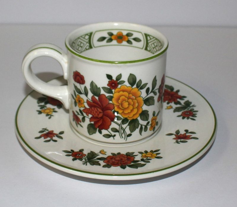 Villeroy &amp; Boch Summer Day Cup and Saucer Set, Germany