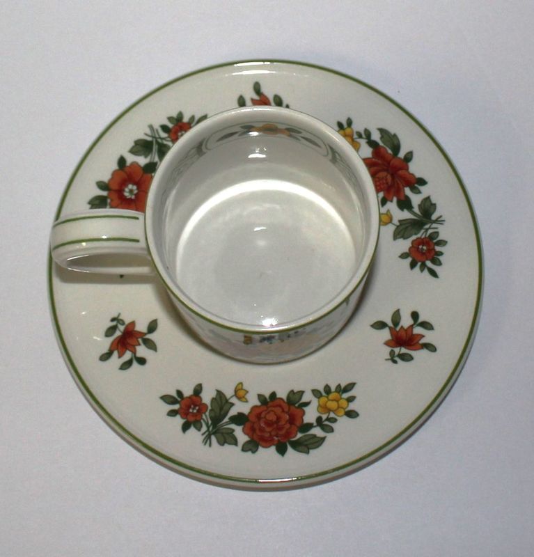 Villeroy &amp; Boch “Summer Day” Flat Cup &amp; Saucer – 2-Piece Set | Made in Germany