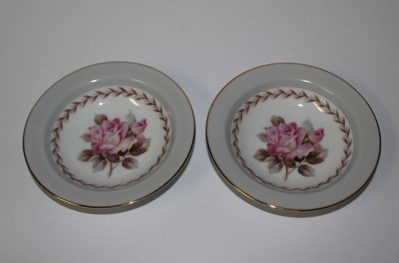 Set of 2 Noritake Rosemont Pink Rose Fruit Dessert Bowls 5048, Multiple Available