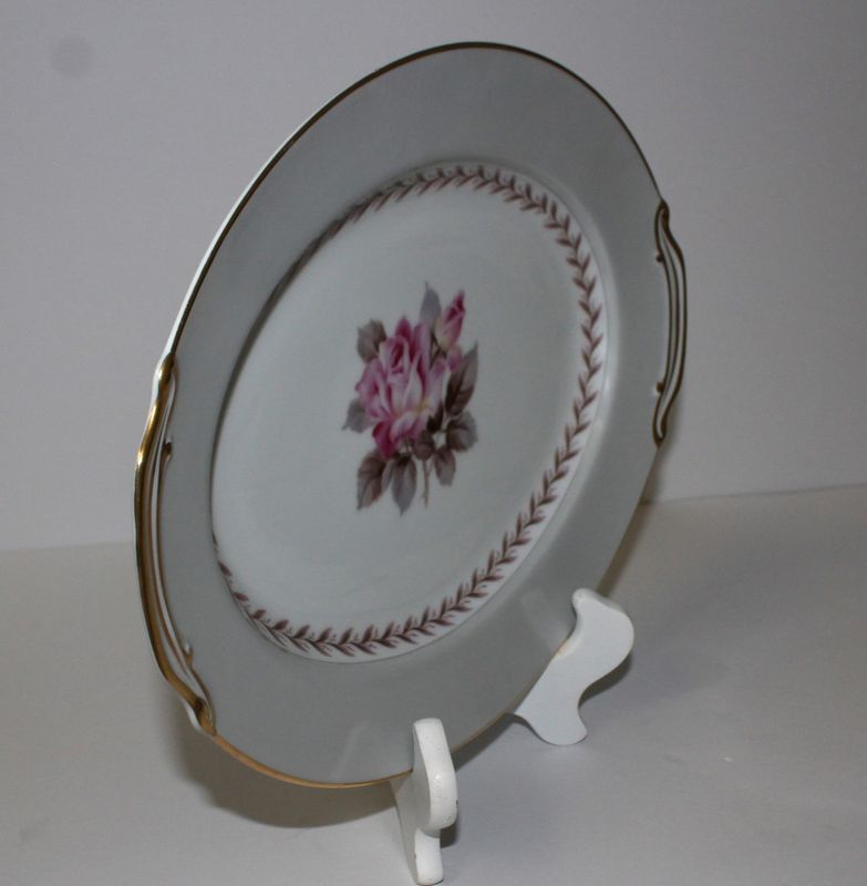 Noritake Rosemont Pink Rose 12" Oval Serving Platter, 5048