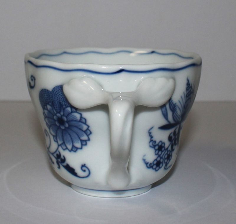Blue Danube Onion Flat Cup with Handle, Japan - Multiple Available