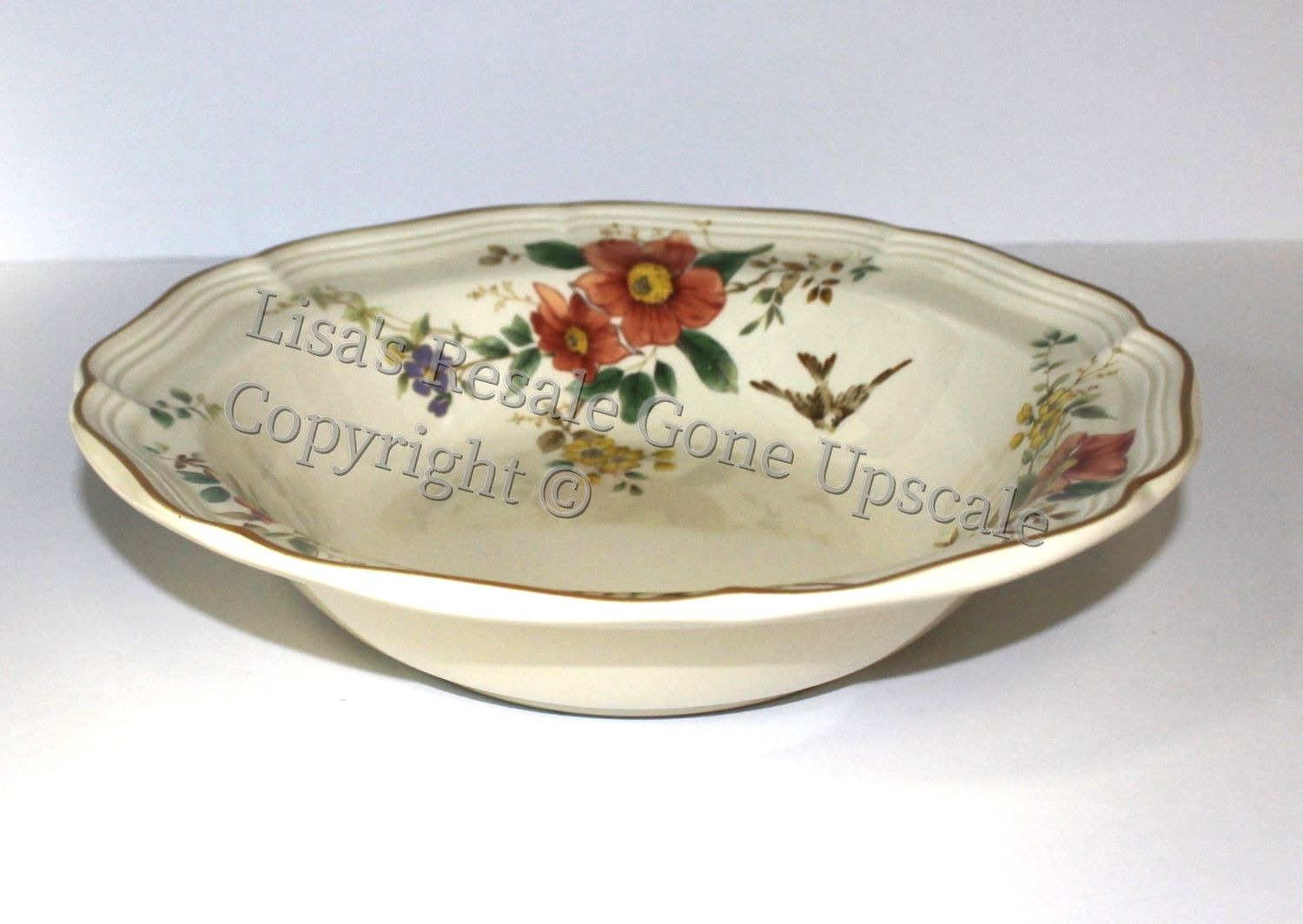Mikasa Heritage Capistrano 9.75&quot; Round Vegetable Bowl, F 2010