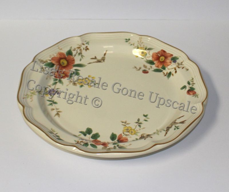 Mikasa Heritage Capistrano 12.5&quot; Round Platter Chop Plate, F 2010