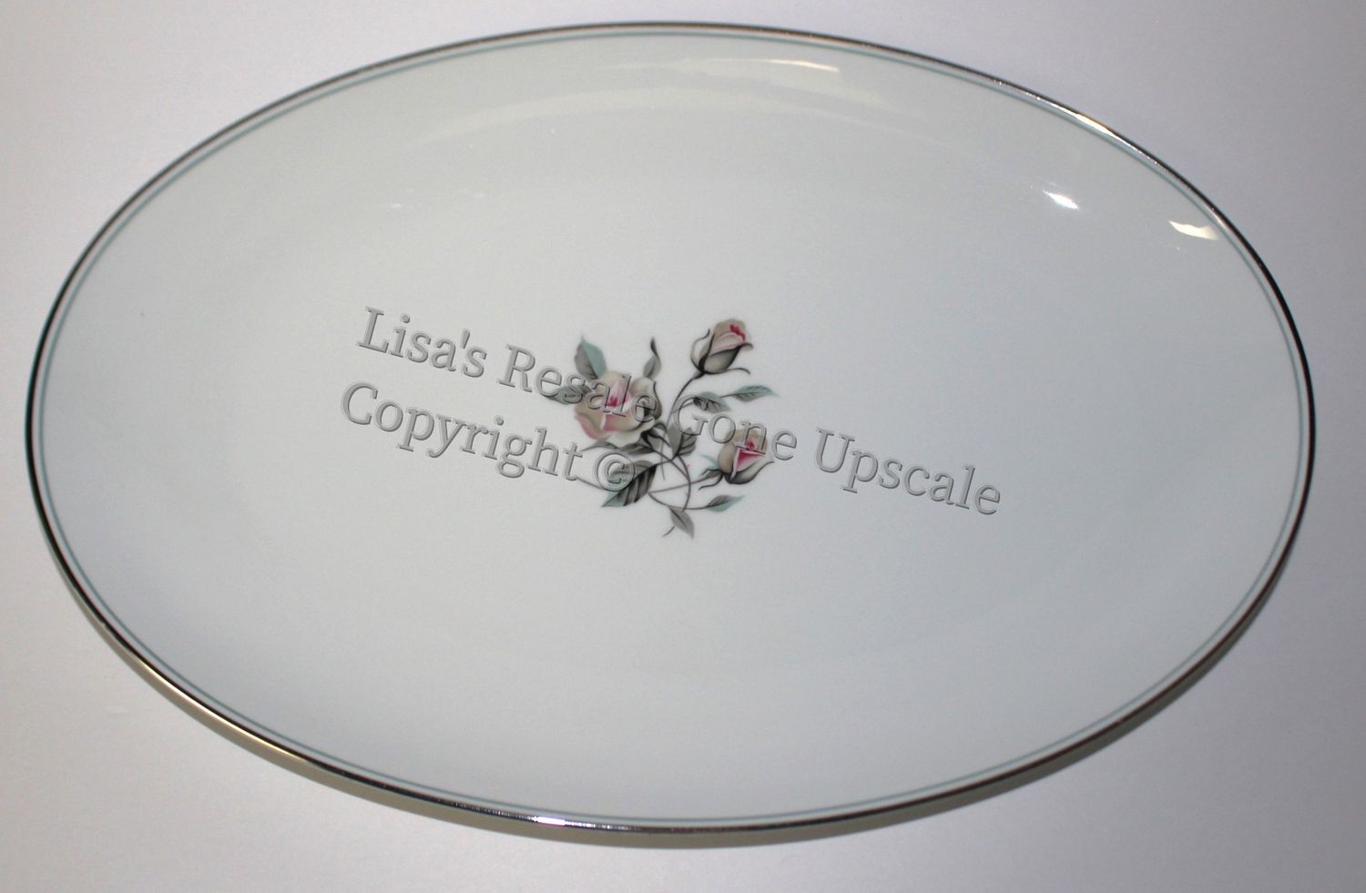 Noritake Margot 12&quot; Oval Serving Platter 5605, Japan
