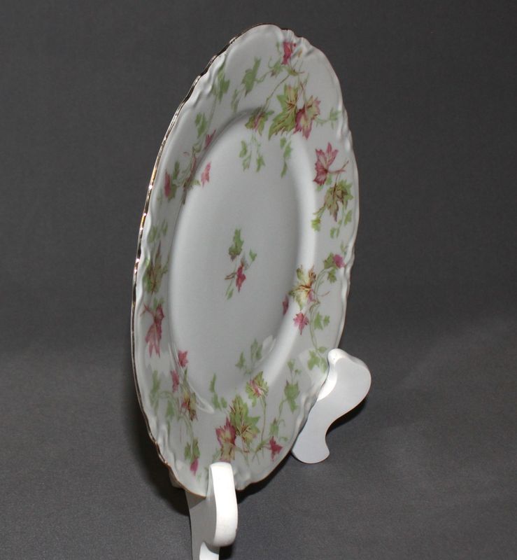 Hutschenreuther Selb Bavaria Maple Leaf Scalloped Salad Plate - Multiple Avail.