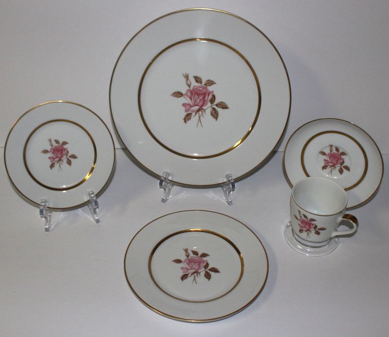STYLE HOUSE Rosemont Fine China 5-Piece Place Setting - Multiple Available