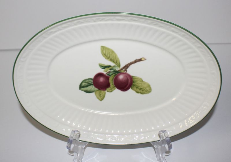 Mikasa Summer Poetry Small Oval Serving Platter Tray (Relish Plate) DD901
