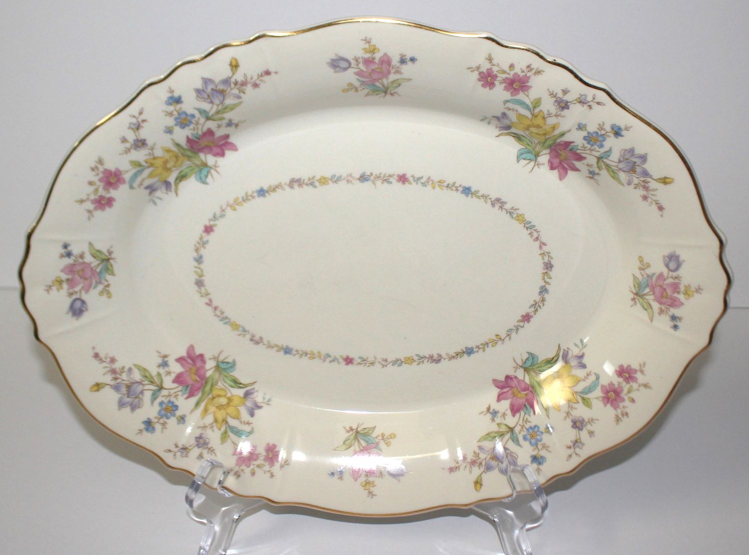 SYRACUSE “Briarcliff” Federal Shape 12&quot; Oval Serving Platter