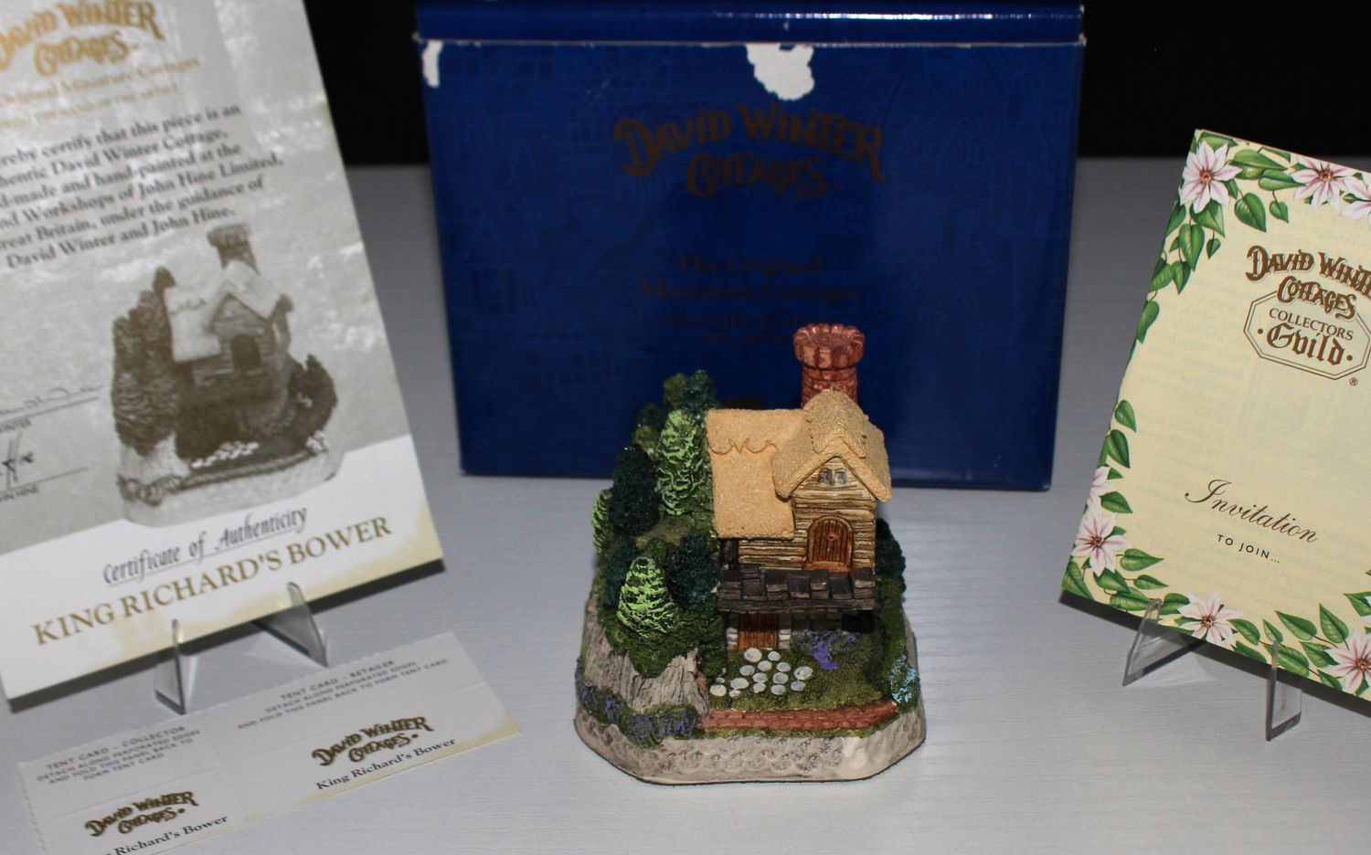 David Winter &quot;King Richard&#39;s Bower&quot; 1995 Sherwood Forest in Box with COA