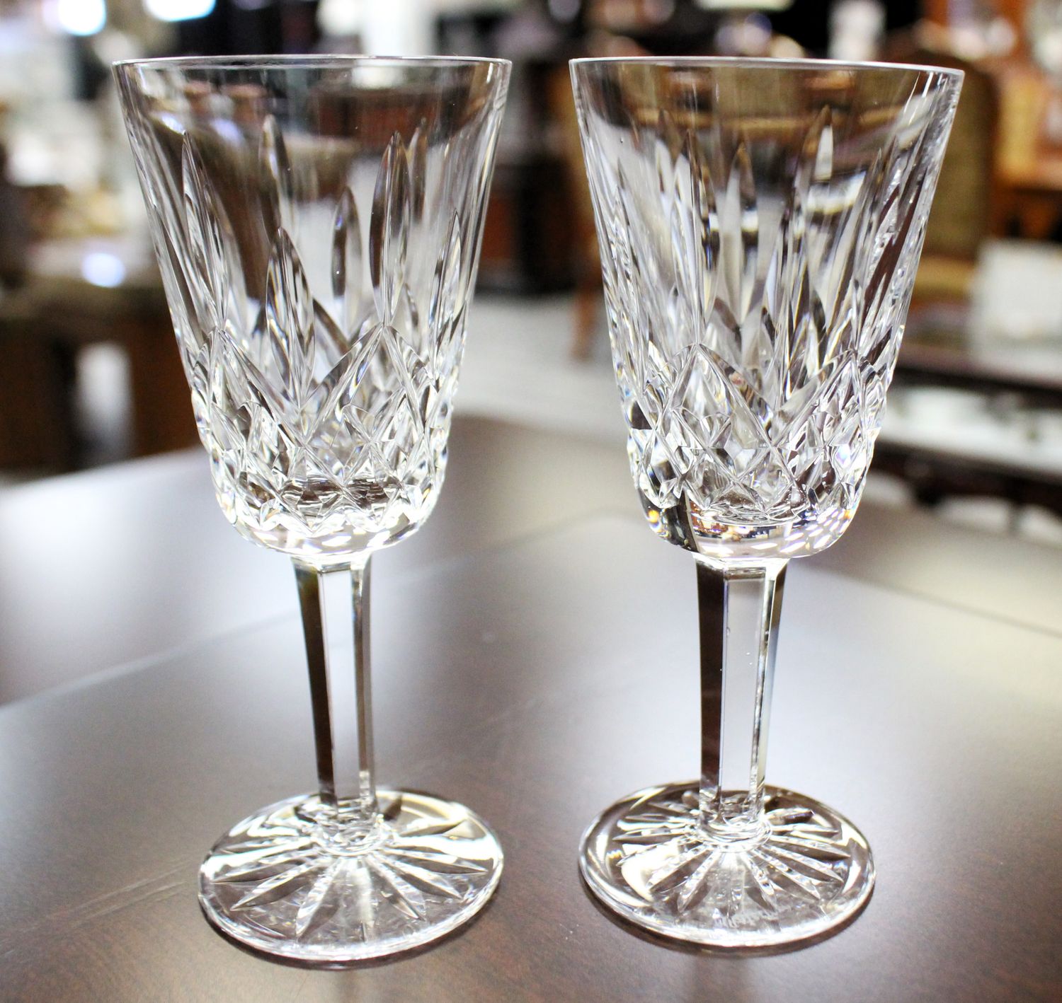Set of 2 Waterford Lismore 5 1/8&quot; Sherry Wine Glasses, Multiple Available